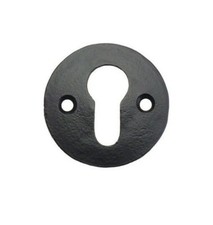 Black Antique Round Escutcheon