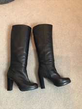 Black Leather  Boots Hobbs NW3