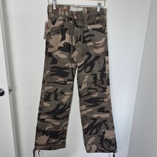 NWT Criminal Damage Snatch Pants Camo / Green W28 L32 