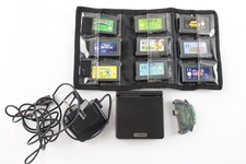 Nintendo Gameboy Advance SP With Official Charger & Games Inc Spyro Working