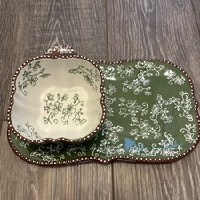 Temptations Green Floral Lace