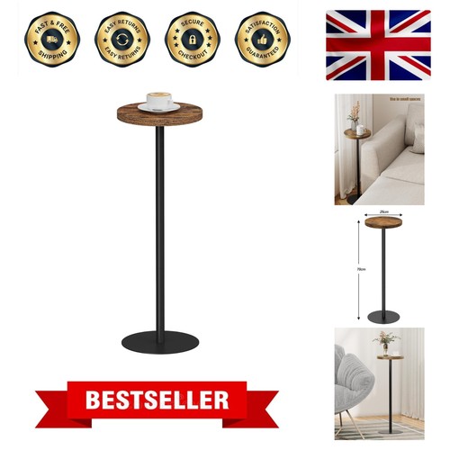 Tall round side table - tall, table,