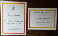 Marylebone Cricket Club Dinner