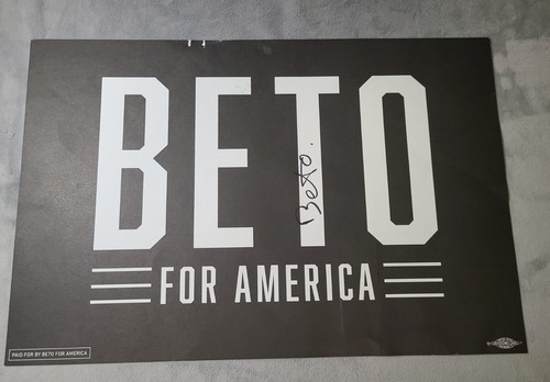 Beto rourke signed campaign - beto, o'rourke
