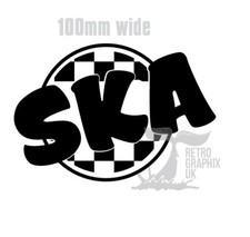 Ska Scooter Sticker Decal Side
