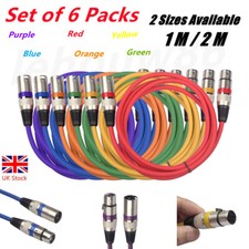 6x Microphone Speaker Lead Mic