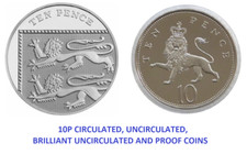 1992 - 2022 Ten Pence 10p Coin