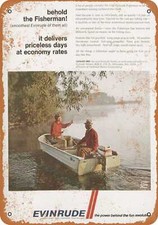 METAL SIGN - 1968 Evinrude