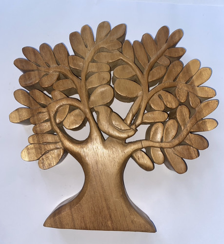 Hand carved wooden tree - hand,