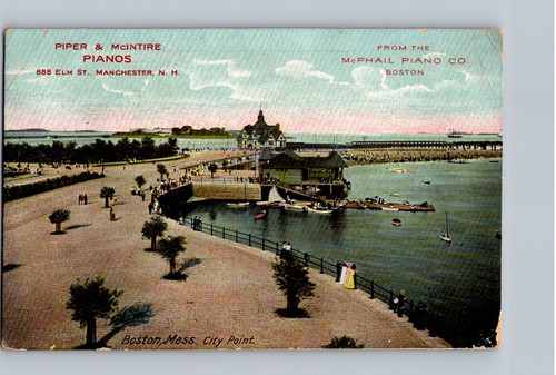Postcard city point boston ma - postcard,