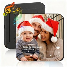 Personalised Music Fridge Magnet Add Your Photo Birthday Christmas Keepsake Gift