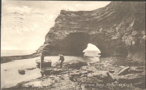 Ladram bay natural arch - ladram,