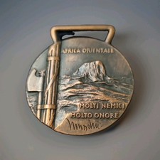 Fascist Medal Colonial War