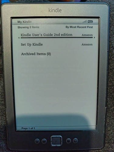Amazon kindle 2nd - amazon,