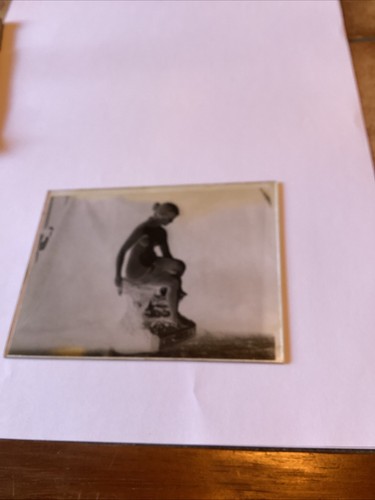 Antique glass slide black and - antique,