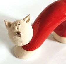 Studio Pottery Cat Sculpture