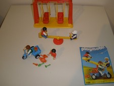Playmobil Children's Play Area, Swing Boats, Seesaw & Trike.