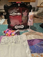 Harumika Bandai 2009 Toy Doll Dress Up Designer Fashion Wardrobe Carry Case 