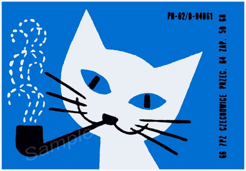 Sc02 vintage smoking cat - sc02,