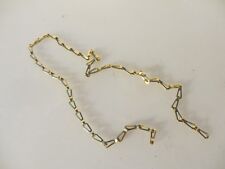 Vintage Brass Lighting Chain Hanger Loop Chandelier Light Pull Plug Old 71cm 28"