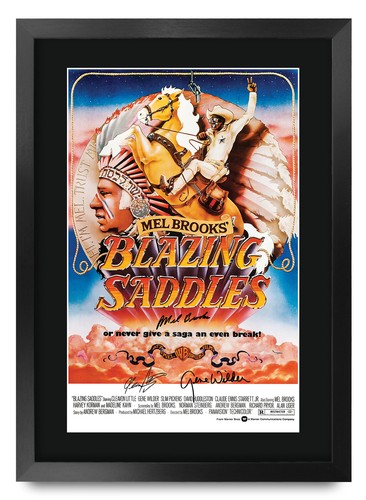 Blazing saddles movie poster - blazing,
