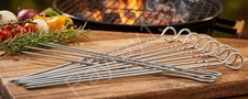 8 x Metal BBQ Skewers Barbecue