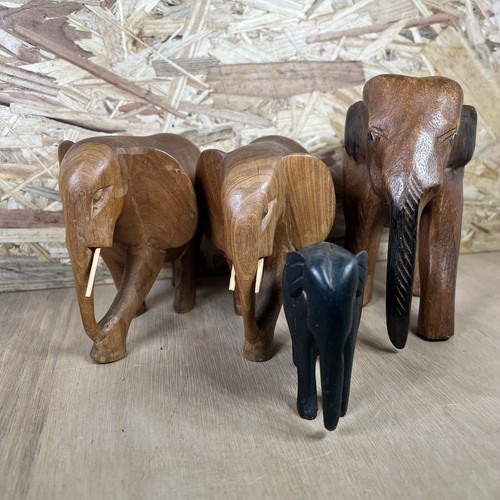 Wooden elephant animal - wooden,