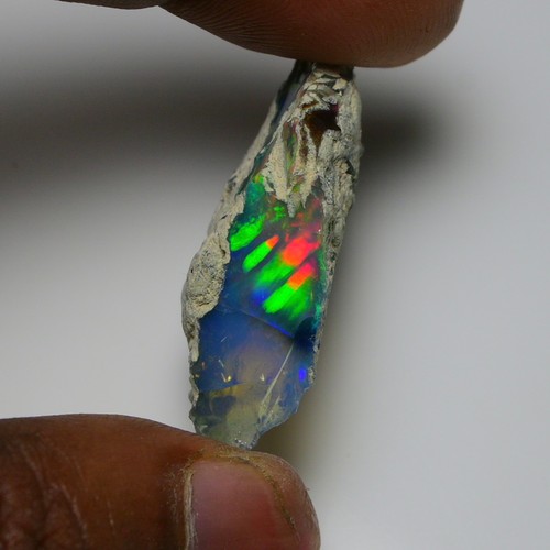 Jewelry grade black opal rough - grade,