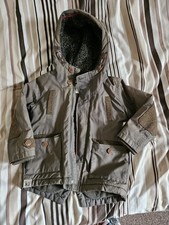 Boys 2-3 Years Coat Jacket Winter NEXT  Khaki Green Parka