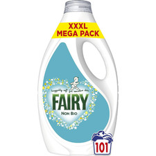 Fairy Non Bio Liquid Laundry Detergent, 101 Washes 3.131 l, Voted Number 1 For