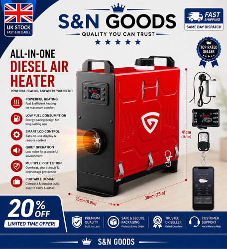 Diesel air heater - diesel, 8kw