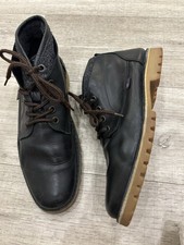 Henry Lloyd Black Leather Lace