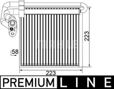 Mahle Evaporator PREMIUM LINE
