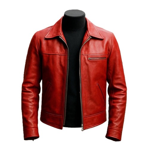 Men red cafe racer - cafe, real