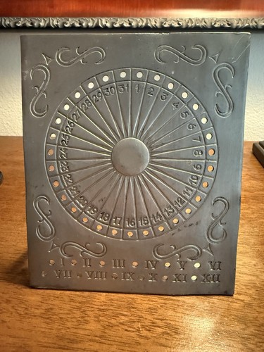 Antique perpetual calendar - antique,