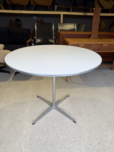 Mid century teak round dining - round,