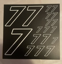 DISCOUNTED MATTE BLACK W/white