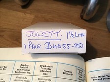 Jowett 1.5 Litre Javelin,Jupiter, 1 Pair Std Big-end Bearings 1946/52