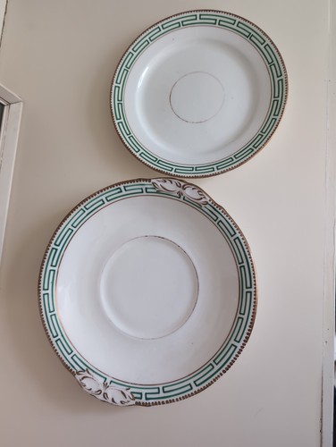 Pair deep porcelain dinner - deep,