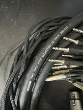 16 Core Cable - 16 Neutrik NP3TTP - 8 Male XLR & 8 Female XLR