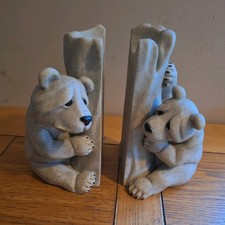 Bear Bookends Quarry Critters