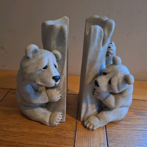 Bear bookends quarry critters - bookends,