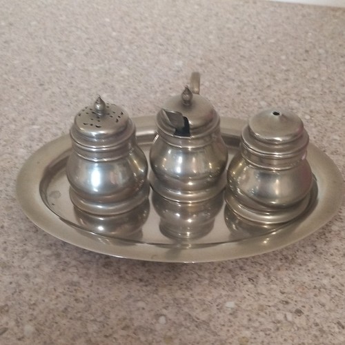 Silver cruet set salt - silver,