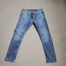 Freesoul Men's Blue Distressed