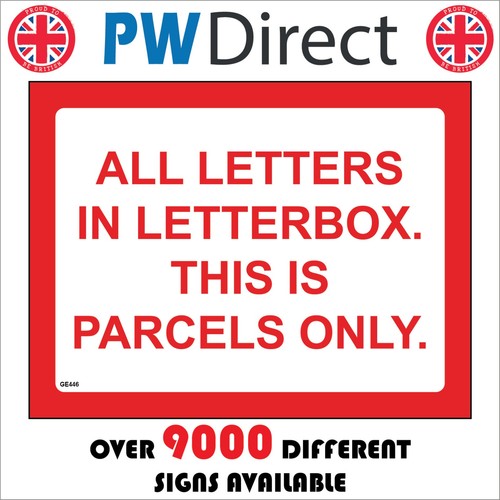 Sign letters letterbox - letters, in