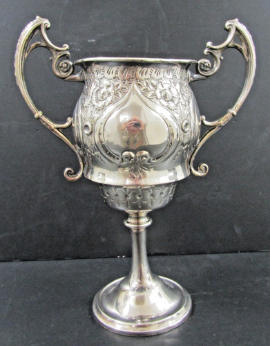 Victorian silver plated trophy - victorian,
