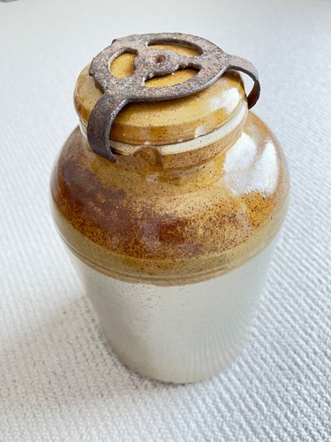 Storage jar ceramic stoneware - jar,
