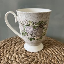 M&S Beauty Green Grey Floral