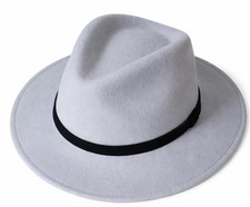 Fedora Felt Wool Hat Crushable