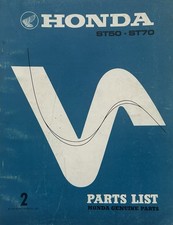 HONDA ST50 / ST70 GENUINE ORIGINAL PARTS MANUAL 1975